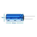 50F 2.7V Supercap 10X25mm Dıp Super Kapasitor Enerji Depolama Gunes Ruzgar Aku Batarya Guc