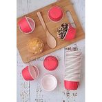 50'Li Kırmızı Muffin Kek Kalıbı, Kek Kapsülü Cupcake Kalıbı, Airfryer Uyumlu