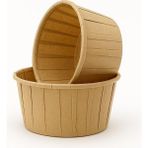50'li Kraft Cupcake Kalıbı, Muffin Kek Kalıbı, Kek Kapsülü, Airfryer Uyumlu - 26 x 26 x 7 cm