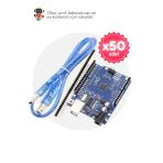 50'Li Paket Arduino Uno R3 Ch340 Programlanabilir Geliştirme Kartı - Okul Ve Sınıflar İçin Meb Uyumlu