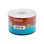 50'li Paket Imation CD-R 52X 700MB/80Min Markalı Logo Boş Ortam Kaydedilebilir Veri Diski