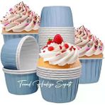 50'Li Pastel Muffin Kek Kalıbı, Kek Kapsülü Cupcake Kalıbı, Airfryer Uyumlu