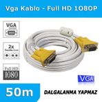 50m Metre Çift Filtreli Monitör TV Projeksiyon 1080P VGA Kablo