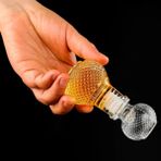 50ML - A4 50ML Viski Cam Likör Şişesi Kapaklı Sevimli Düğün Hediyesi Favor Alkol Şarap Lüks Fransız Oyma Parfüm Mini Bal Kavanoz (Yurt Dışından) - 0,12 L - Renkli