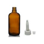 50ml kahverengi cam şişe getamisin kapak, 24 adet, plastik üstten damlalıklı şişe, damlatmalı şişe, damlatıcı şişe