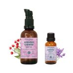 50ml Soğuk Sıkım Kuşburnu Çekirdeği Yağı, Lavanta Uçucu Yağı 10ml %100 saf