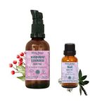 50ml Soğuk Sıkım Kuşburnu Çekirdeği Yağı, Nioli Uçucu Yağı, 10ml (Niaouli) %100 saf