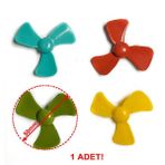 50mm 3 Kanat Oyuncak Pervane Rüzgar Gülü Su Botu Rc Dıy Motor Propeller
