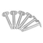 50pcs Kendini Driling 304 Stainl Çelik Yuvarlak WA Kafa Vidaları M4.8x32 Ev Rep Ve Endüstriyel Kullanım