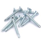 50pcs M4.2 Düz Kafa Kendinden Driling Kendi Kendine Dokunma vidaları Set Delme Kuyruk Vidası Bağlantı Elemanı Çelik Yapı Renk Çelik Kiremit Tesisatı Yepyeni (M4.2 * 16 (50pcs))