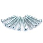 50pcs M4.2 Düz Kafa Kendinden Driling Kendi Kendine Dokunma vidaları Set Delme Kuyruk Vidası Bağlantı Elemanı Çelik Yapı Renk Çelik Kiremit Tesisatı Yepyeni (M4.2 * 25 (50pcs))