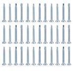 50pcs M4.2 Düz Kafa Kendinden Driling Kendi Kendine Dokunma vidaları Set Delme Kuyruk Vidası Bağlantı Elemanı Çelik Yapı Renk Çelik Kiremit Tesisatı Yepyeni (M4.2 * 32 (50pcs))