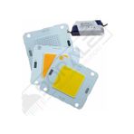 50W Cob Led Projektör Ledi DRİVER DAHİL 50 Watt Cob Led Kırmızı