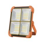 50w Led Projektör Beyaz -Sarı Işık 9000 Lümen Güneş Enerjili