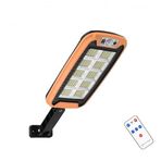 50W Solar Güneş Enerjili Sokak Lambası, 3 Modlu, Hareket Sensörlü, Uzaktan Kumandalı, Bahçe Aydınlatması, 39x12cm