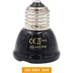 50W Tarzı E27 Pet Isı Lambası Mini Kızıl Seramik Isıtıcı Ampul Evcil Hayvan Kaplumbağa Isıtma Işığı Kutu Isıtıcı Işık Ampulleri (Yurt Dışından)