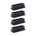 50x120 mm Plastik Dikdörtgen İçe Geçme Profil Tapası (Kutu) (4 Adet)
