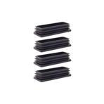 50x150 Mm Plastik Dikdörtgen Içe Geçme Profil Tapası (kutu) (4 Adet)