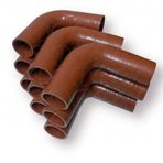 50X150X150 DİRSEK 90' SİLİKON HORTUM (KIRMIZI)