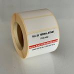 50x20 Termal Etiket | Rulo Barkod Etiket | Kalite Barkod