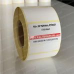 50X30 Termal Etiket Rulo Barkod Etiket Kalite Barkod