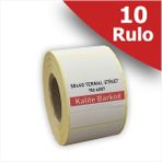50x40 Termal Etiket | 10 Rulo Barkod Etiketi