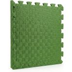 50X50 13MM Kare Desen Puzzle Tatami Minder Oyun Spor Matı - Çimen Yeşili