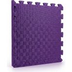 50X50 13MM Kare Desen Puzzle Tatami Minder Oyun Spor Matı - Mor