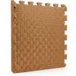 50X50 13MM Kare Desen Puzzle Tatami Minder Oyun Spor Matı - Taba