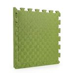 50x50 13mm Kare Desen Tatami Minder Oyun Spor Puzzle Mat (fıstık yeşil)