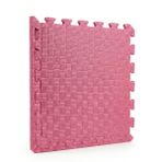 50x50 13mm Kare Desen Tatami Minder Oyun Spor Puzzle Mat (pembe)