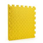 50x50 13mm Kare Desen Tatami Minder Oyun Spor Puzzle Mat (sarı)