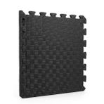 50x50 13mm Kare Desen Tatami Minder Oyun Spor Puzzle Mat (siyah)