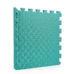 50x50 13mm Kare Desen Tatami Minder Oyun Spor Puzzle Mat (su yeşil)