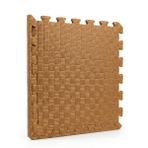 50x50 13mm Kare Desen Tatami Minder Oyun Spor Puzzle Mat (taba)