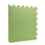 50x50 13mm Puzlle Eva Tatami Minder Oyun Spor Yoga Pilates Matı (fıstık yeşil)