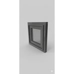 50x50 Açılır Sineklikli Alüminyum Menfez Pencere | Modern Tasarım | 3 Renk Seçeneğ MENFEZ1