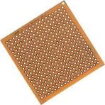 50X50mm Delikli Bakır Plaket Tek Taraflı Devre Kartı 5X5