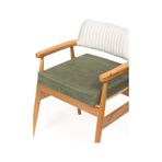 50x50x8cm Sandalye Minderi Dayanaklı Fermuarlı Yıkanabilir Kumaş Bahçe-balkon Minderi 1adet Yeşil