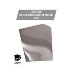 50X70 CM METALİK GÜMÜŞ RENK FON KARTONU 10'LU