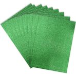 50X70 Eva Tabaka Simli Yeşil 10'lu Paket