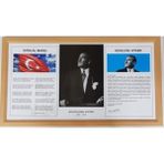 50X90CM Mdf Çerçeve Seti, 3'lü, Şık ve Modern Tasarım - Ahşap - Seçenek 1