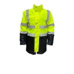 5+1 Reflektörlü Kışlık Parka Mont Içi Çıkmalı Yerli Kaban S Beden - Sarı