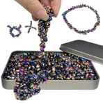 510 adet Ferrit Macun Fidget Oyuncaklar, Manyetik Taşlar Fidget Oyuncaklar Yetişkinler, Stres ve Anksiyete Rölyef ve Öldürme Zamanı için Masa Fidgets Oyuncaklar, Yenilik Yetişkinler Hediyeler