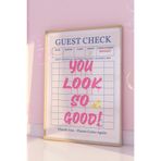512 STORE A3 Guest Check Estetik Duvar Posteri, A3.GuestCheck