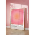 512 Store Angel Numbers Aura Estetik Duvar Y2K Gradient Çerçevesiz Poster 21 X 29.7 777