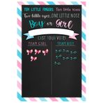 512 STORE Bebek Cinsiyet Partisi Tahmin Oylama Poster 33x48 10 Pembe Kurdele/ 10 Mavi Kurdele 532532432432523423