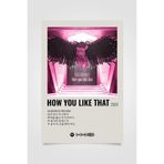 512 Store Blackpink Müzik Albüm Poster/Polaraid Müzik Duvar Dekor Estetik K-Pop Poster Çerçevesiz 30 X 42 Bej