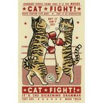 512 STORE Cat Fight Kedi Tasarım Duvar Poster, TYC48CLFZN172773418564824