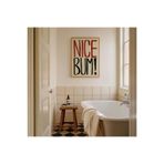 512 STORE Estetik Duvar Dekor Banyo Tuvalet Çerçevesiz Kuşe Kağıt Poster Nice Seri01 50 X 70 Kırmızı, 87523t2g42